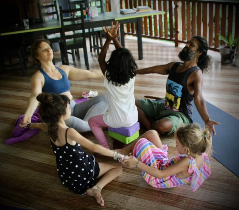 kids yoga with salasbananas