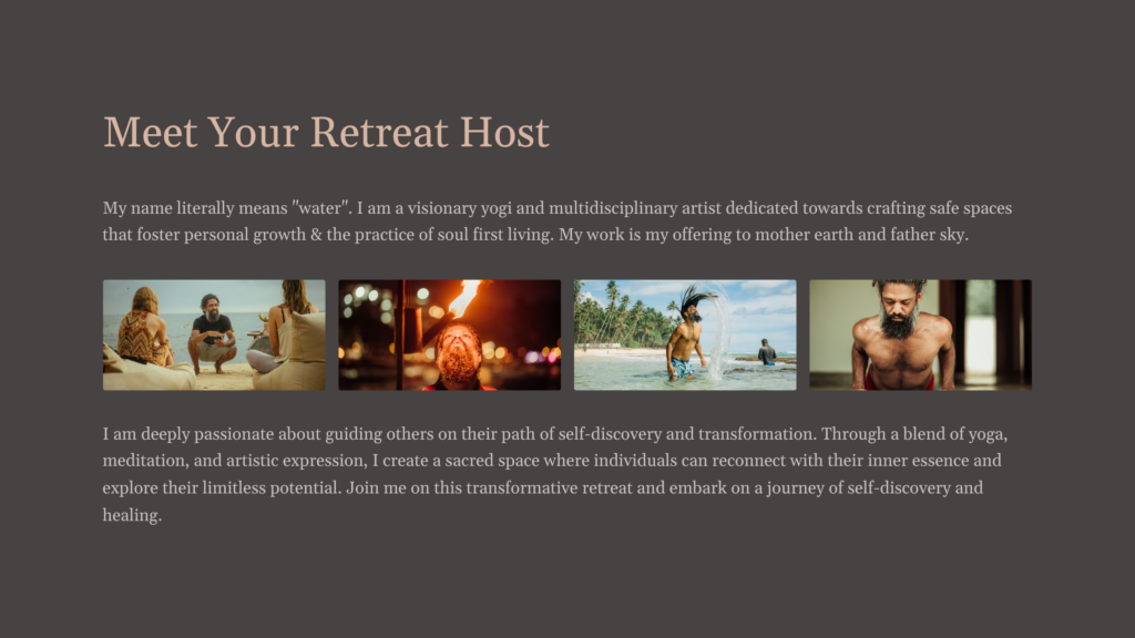 Journey Through Elements: A Transformative Retreat with Salasbananas